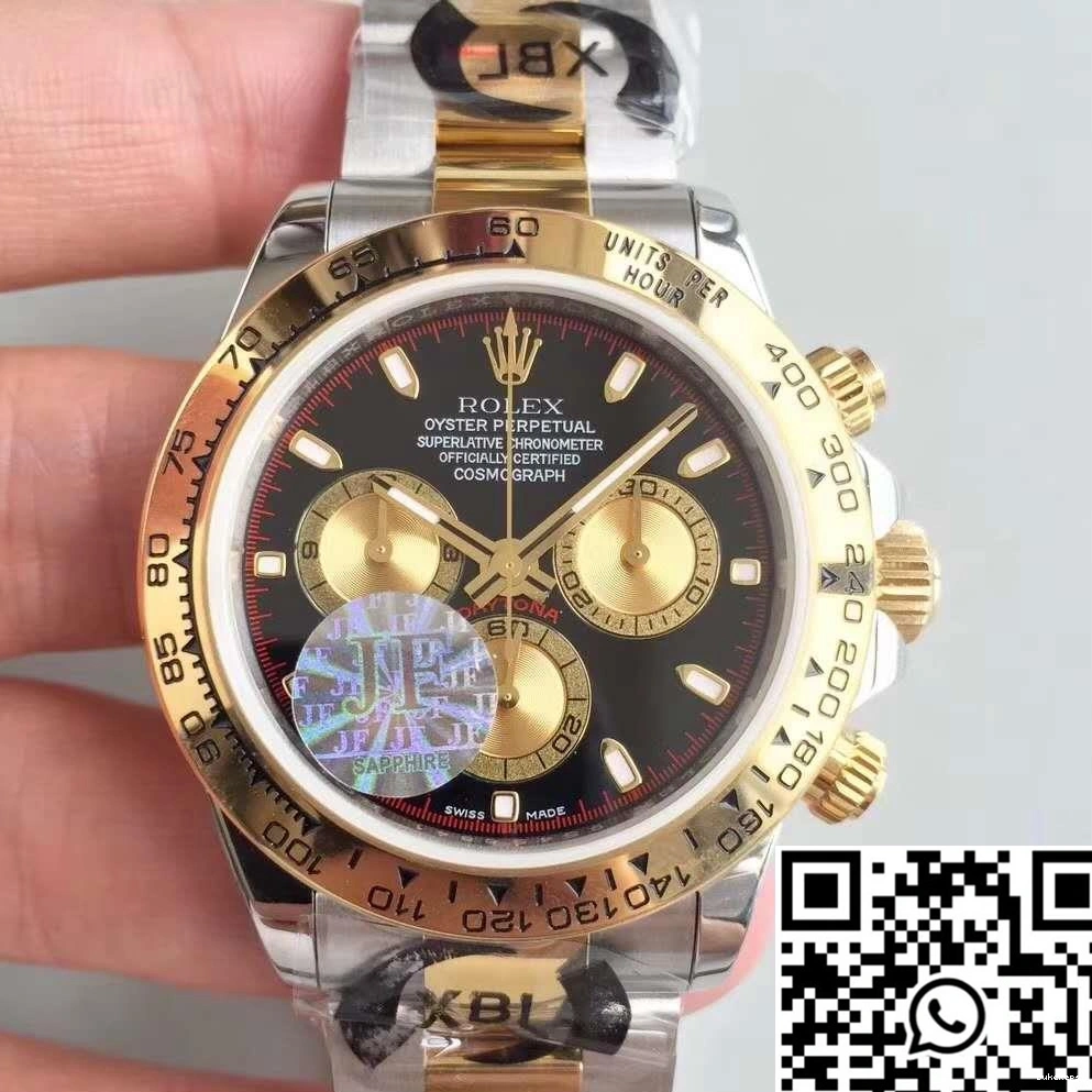 Factory Dial Daytona 116503 Black Cosmograph Rolex JF 1108